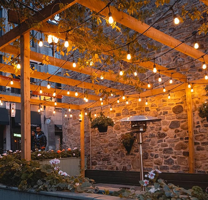 String Light Bulbs - Decorative string lighting for ambiance